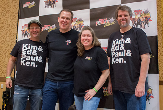 The TPF organisers: Paul McKinney, Ed Vanderveen, Kim Vanderveen and Ken Kemp