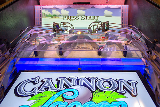 The Cannon Lagoon upper playfield area