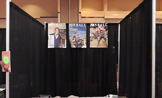 The Pinball Magazine stand