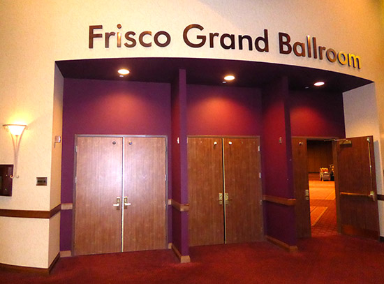 The main entrance to the show