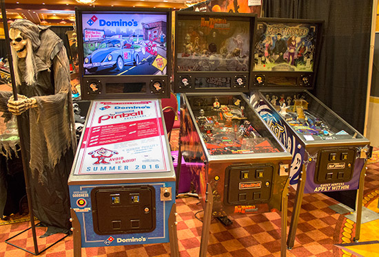 Part of the Spooky Pinball stand