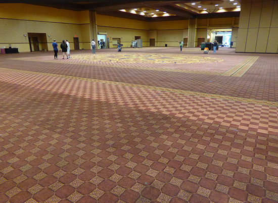 The (almost) empty hall