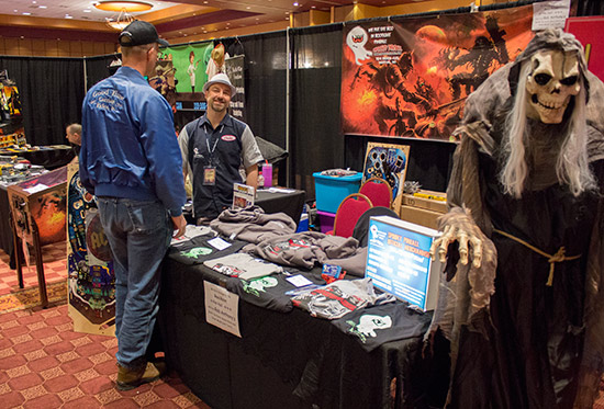 The Spooky Pinball stand