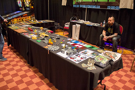 Matt at his Back Alley Creations stand