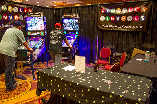 Kimball's Pinballs was showing two super-blinged games