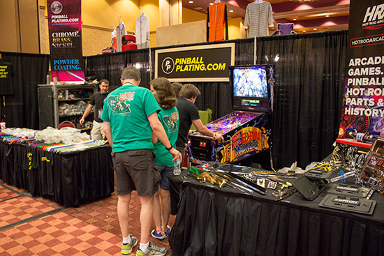 Pinball Plating has lots of shiny and vivid pinball trim parts
