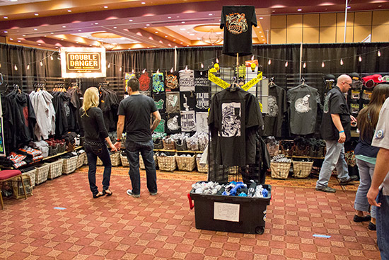 Double Danger had a big range of pinball T-shirts
