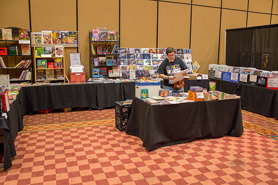 Comic Wreck had books, posters and other prints of sci-fi or horror themes