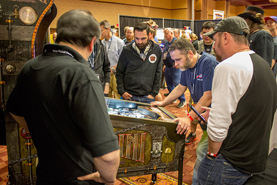 There were long lines to play the two Houdini games