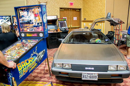 It's almost a tradition to pair these two at any pinball show