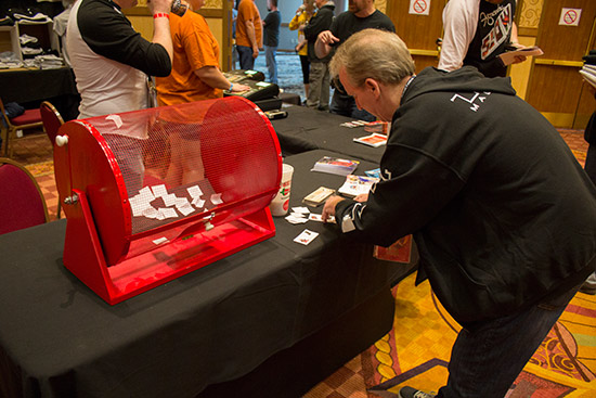 As usual, there was a raffle to win a new game