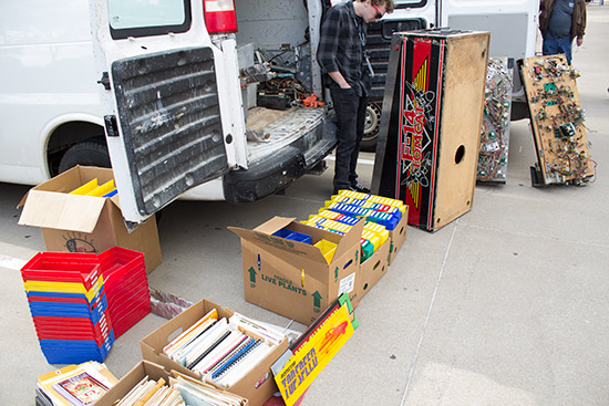 Manuals, parts bins and playfields