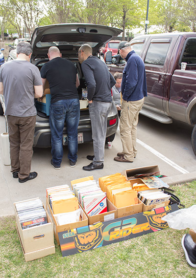 Each new seller's wares are closely inspected