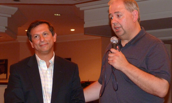 Martin inducts Jersey Jack into the Hall of Fame
