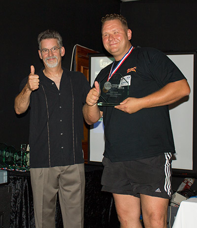 Winner UK Pinball Open B Division 2012, Jo&euml;l Wozniak