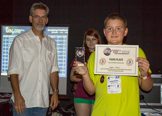 Third place, Adam Bona