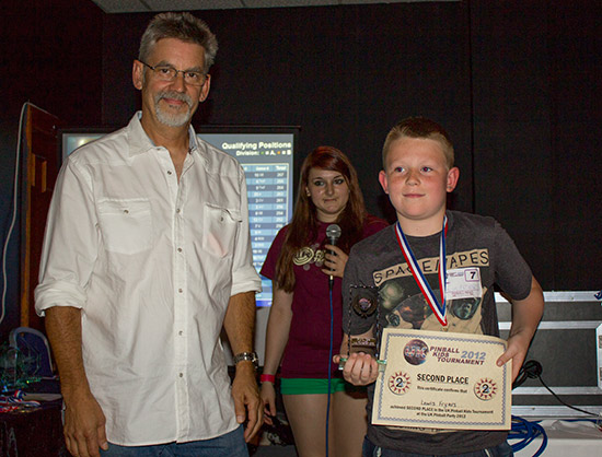 Second place, Lewis Fryars