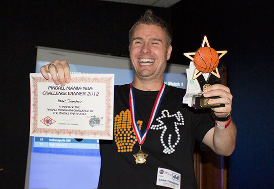 NBA Challenge winner, Adam Thomson
