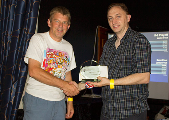 Fourth place, David Dutton