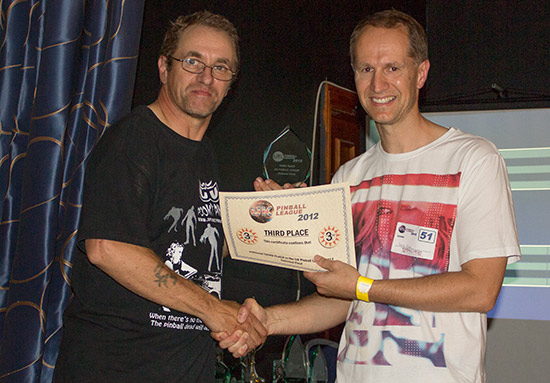 Third place, Stan Simpson