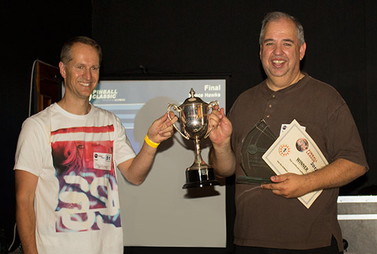 Winner of the UK Pinball League National Final 2012, Martin Ayub