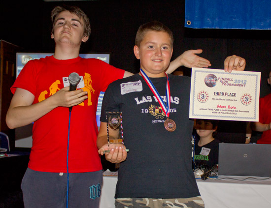 Third place, Adam Bona