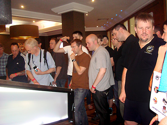 The audience get to see the new screen for themselves