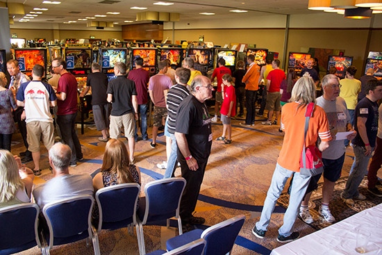 Players check their scores as others complete their games