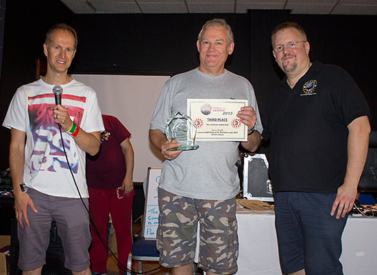 Third place, Garry Speight
