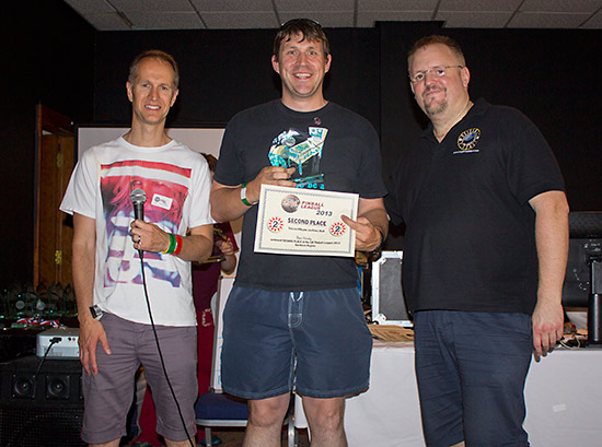 Second place, Dan Hardy