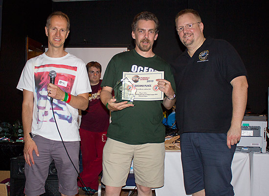 Second place, Wayne Johns
