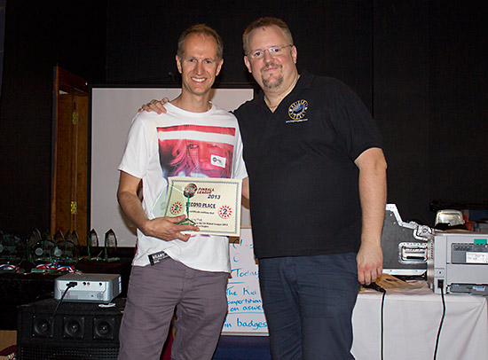 Second place, Greg Mott