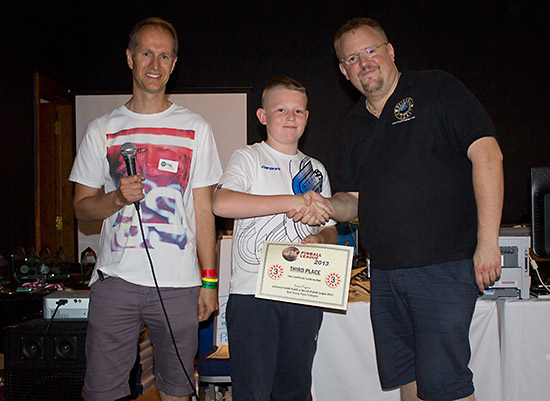 Third place, Lewis Fryars