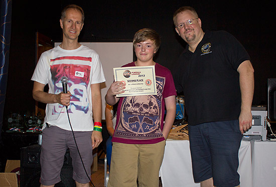 Second place, Benjamin Lawrence