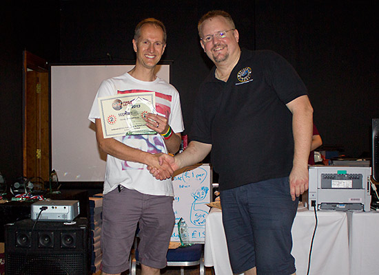 Equal second place, Greg Mott