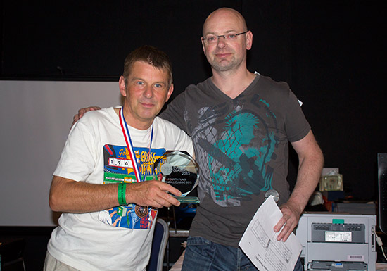 Fourth place, David Dutton