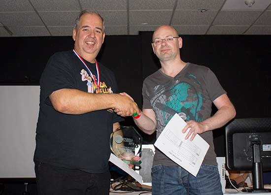 Second place, Martin Ayub
