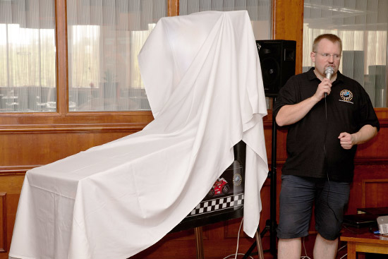 Andrew unveiling the new prototype of Full Throttle