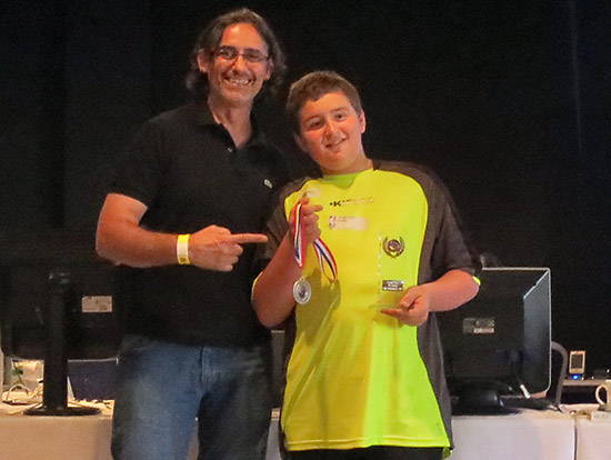 Second place, Adam Bona