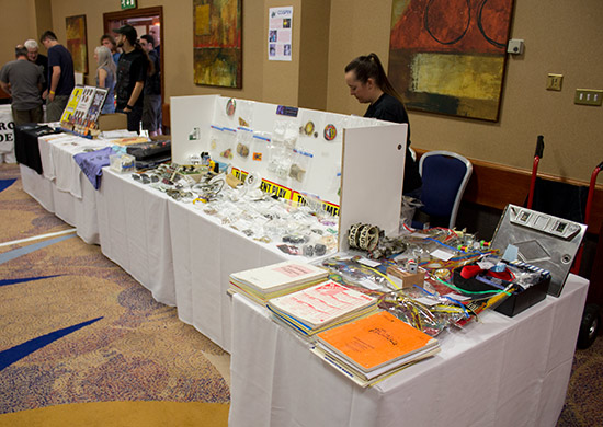 The Pinball Daze stand