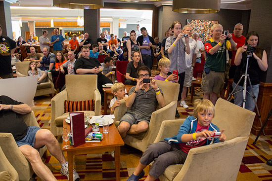 Part of the audience at the event