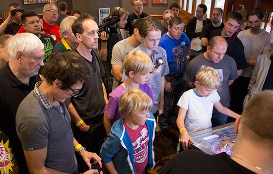 Younger players take the first turns