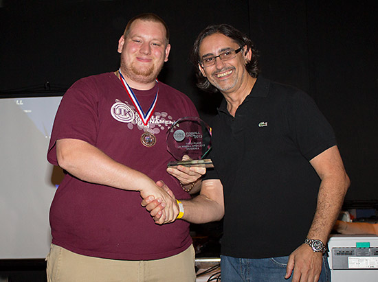 Third place, Matt Vince
