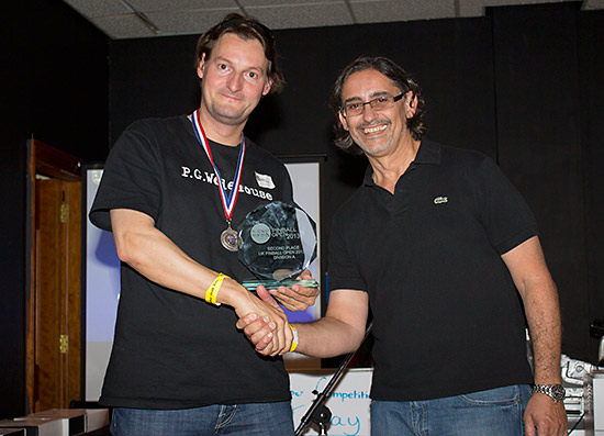 Second place, Paul Jongma