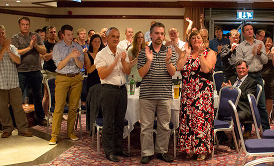 ...a 30 second standing ovation