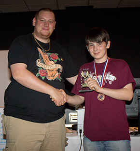 Third place, Tim Raison