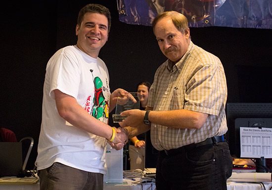 The Best Solid-State machine winner, Chris Edis