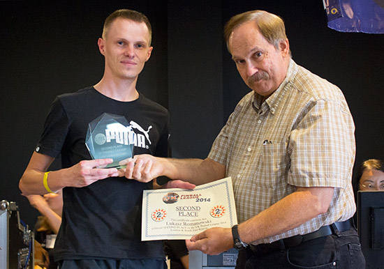 Second place, Lukasz Romanowski