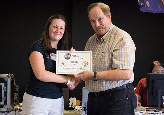 Third place, Richard Rothwell-Jackson, accepted by Kate Morris