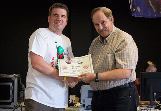 Second place, Chris Edis